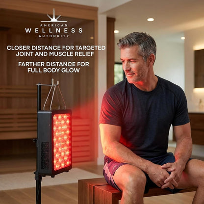 Red Light Therapy for Body, Muscle & Joint Relief, Hanging Panel