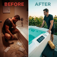 Alta 2 in 1 Cold Plunge & Hot Tub — Before & After