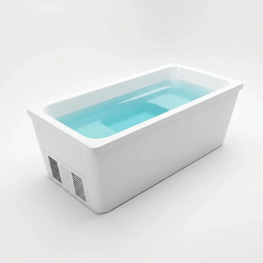 Cold Plunge Hot Tub Built for Recovery, 37°F to 102°F Range, Balboa Chiller System, 61 Gallon Capacity — Studio Shot
