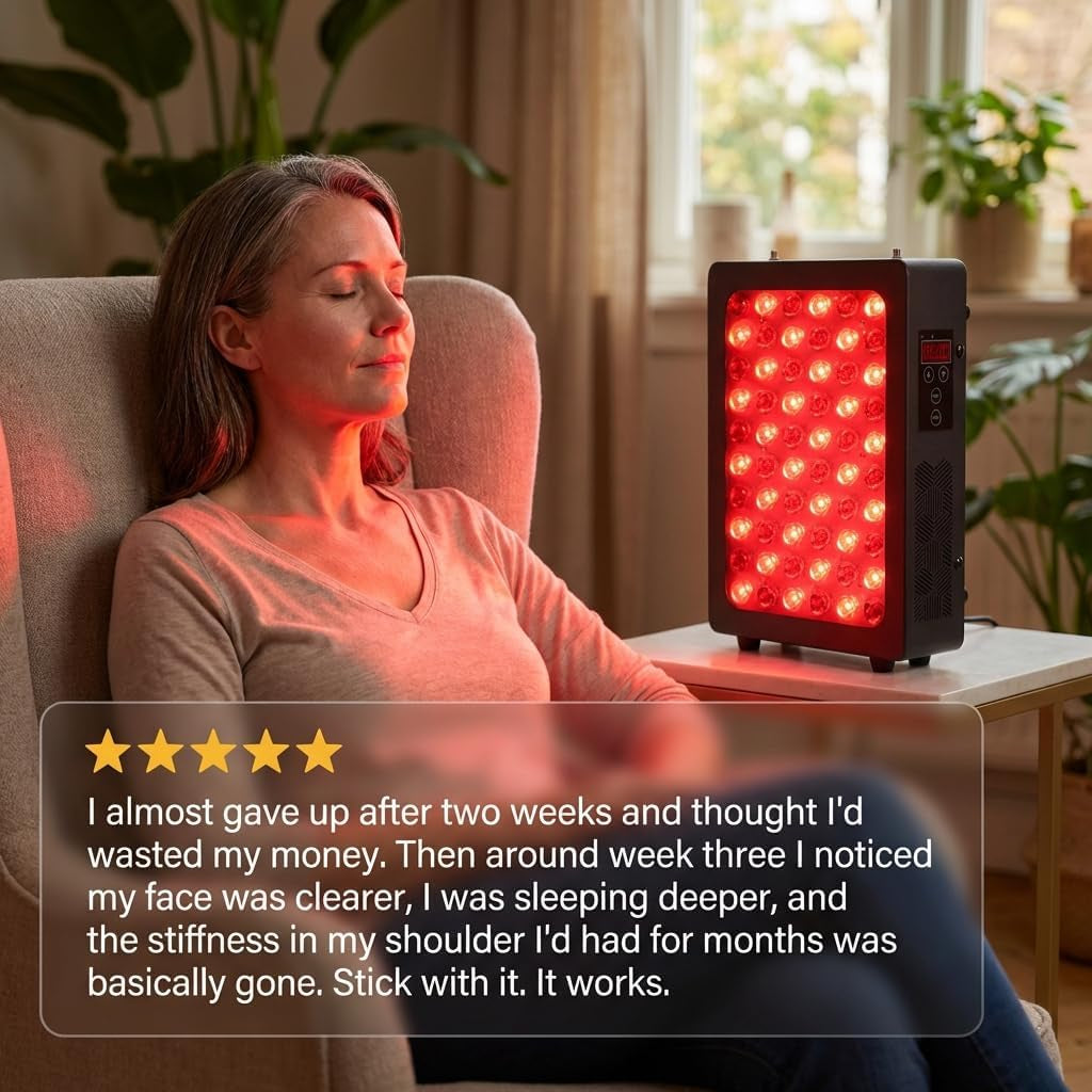 Red Light Therapy for Body, Muscle & Joint Relief, Hanging Panel