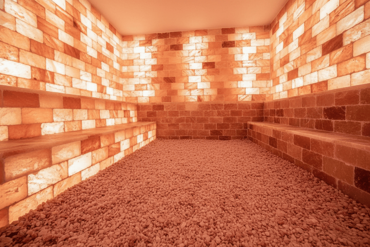 Himalayan Salt Sauna 8' x  4' Surface Area - 35 Sq feet