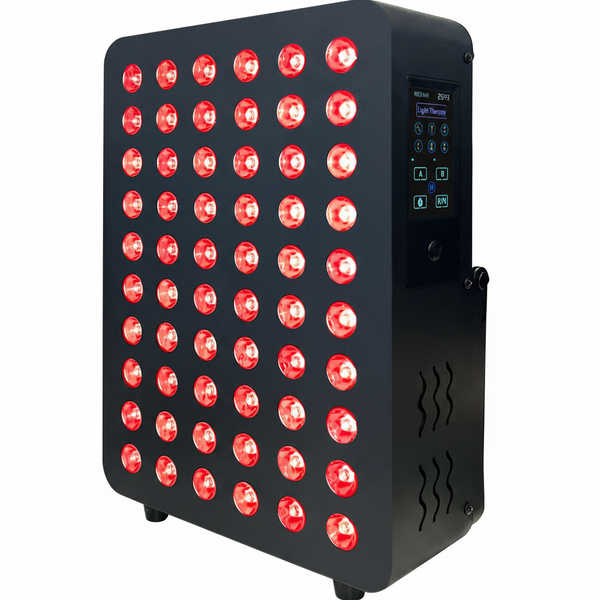 Red Light Therapy Panel Built for Daily Wellness, 660nm 850nm Dual Wavelength, 60 LED Design, Timer Settings